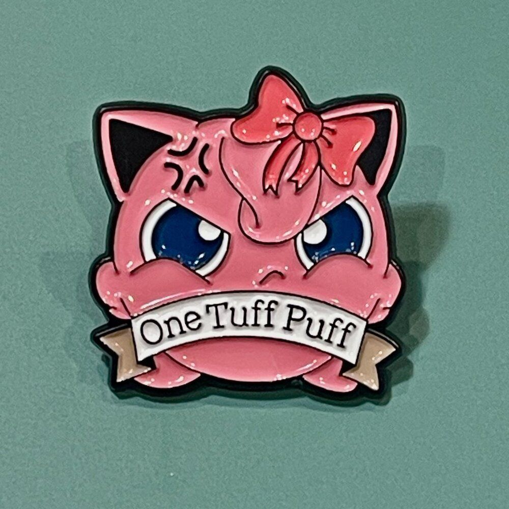 Pokemon One tuff Puff Jiggly Puff Mini Enamel Pin Brooch